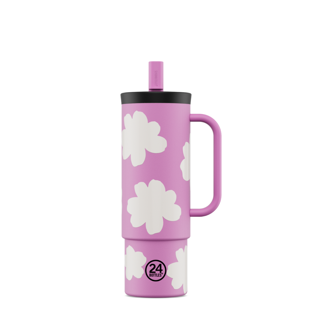 Straw Cup 800ml Clima 24Bottles - Daydreaming Pink