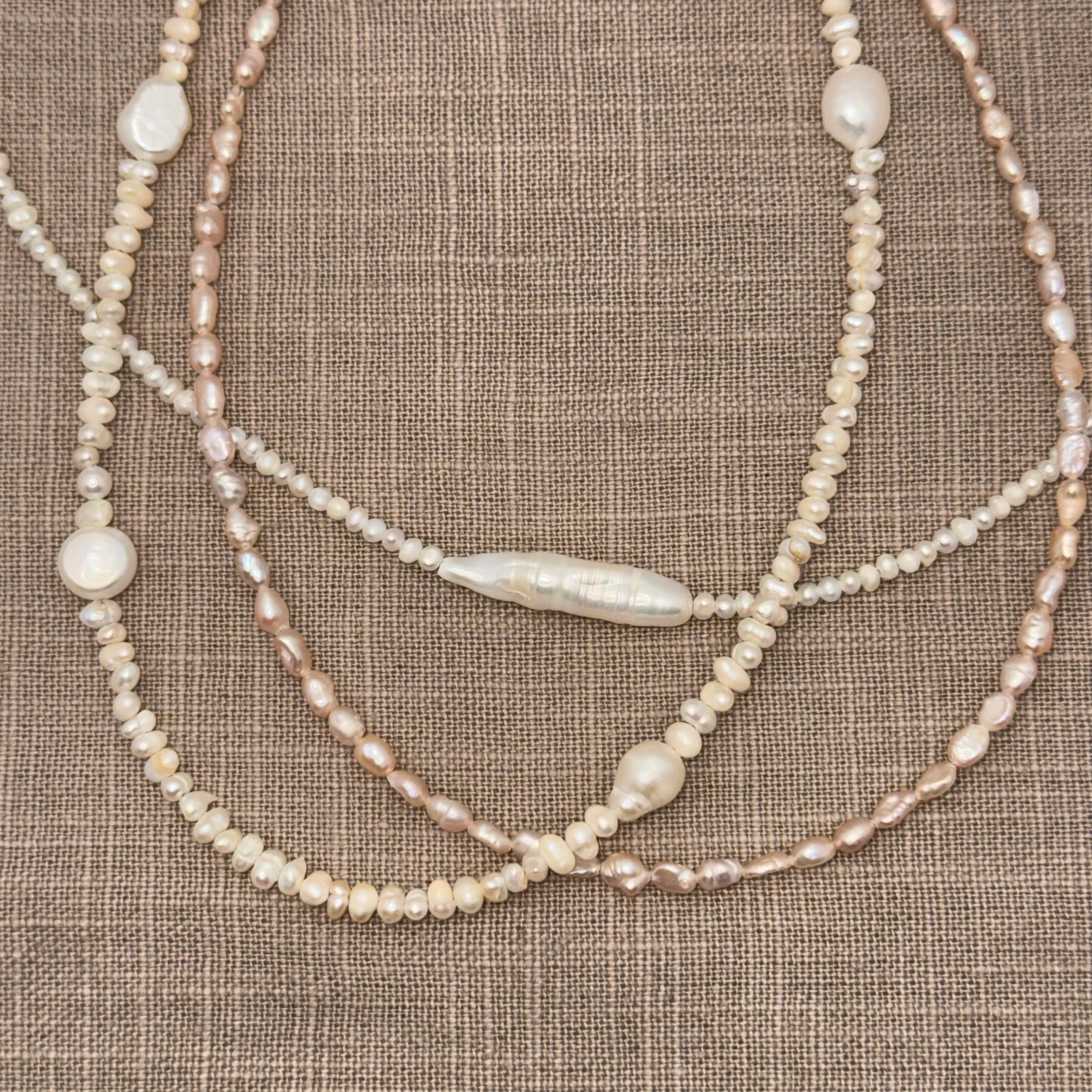 Collana Perle di fiume  - Fabidi