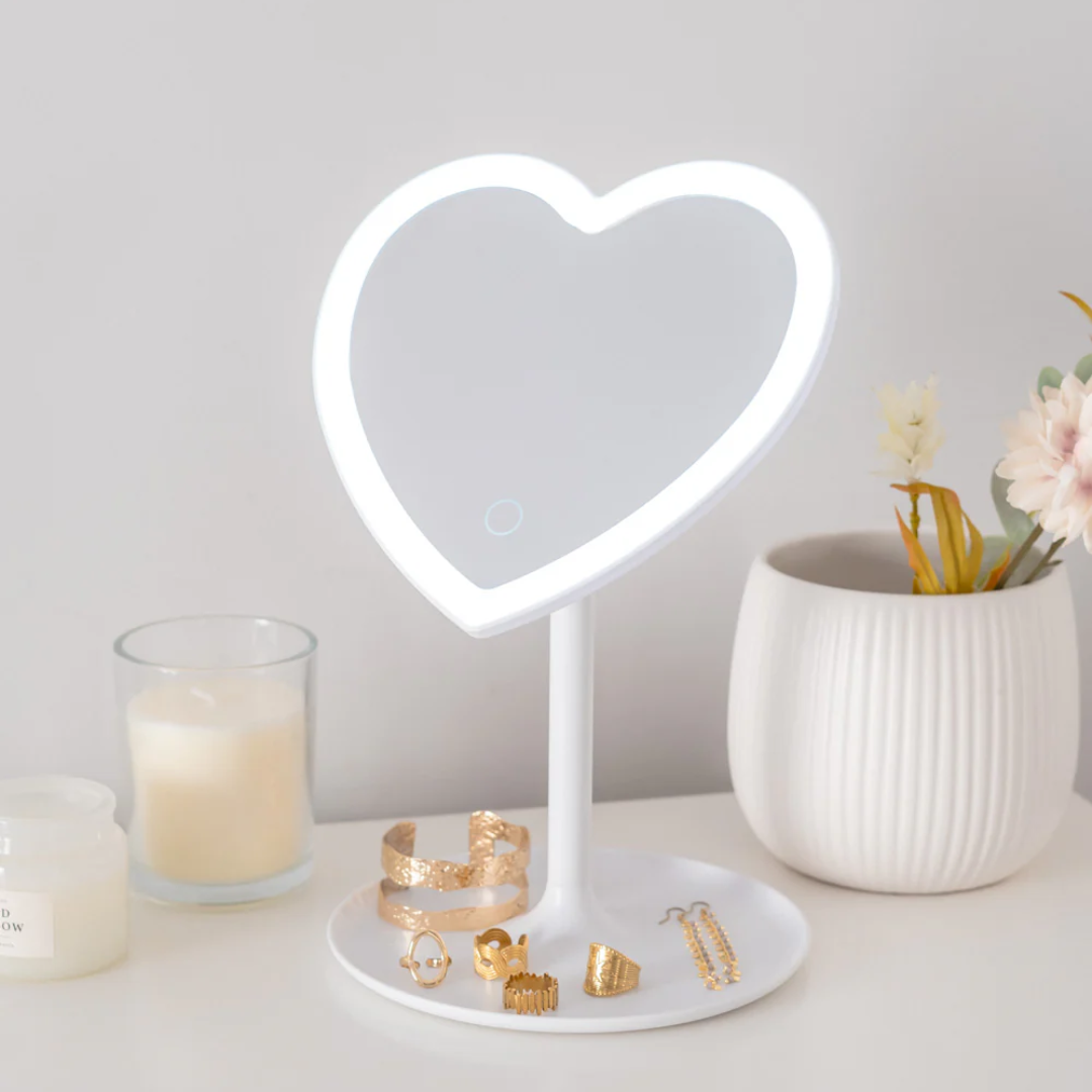 Specchio a Led Cuore Flamingueo Zoe