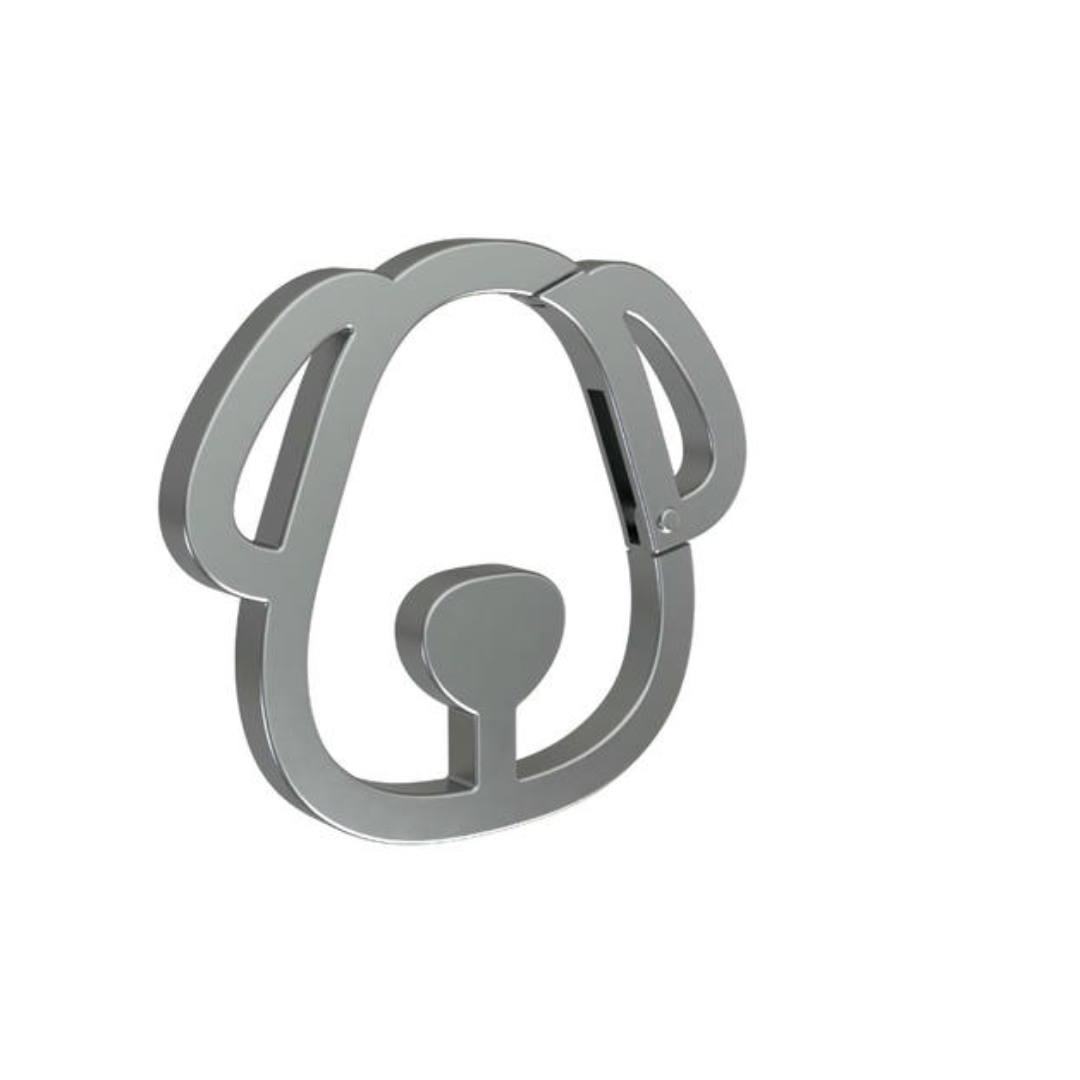 Set moschettone cani argento - Winkee