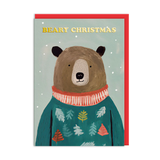 Confezione da 9 biglietti di Natale - Festive Bears - Ohh Deer