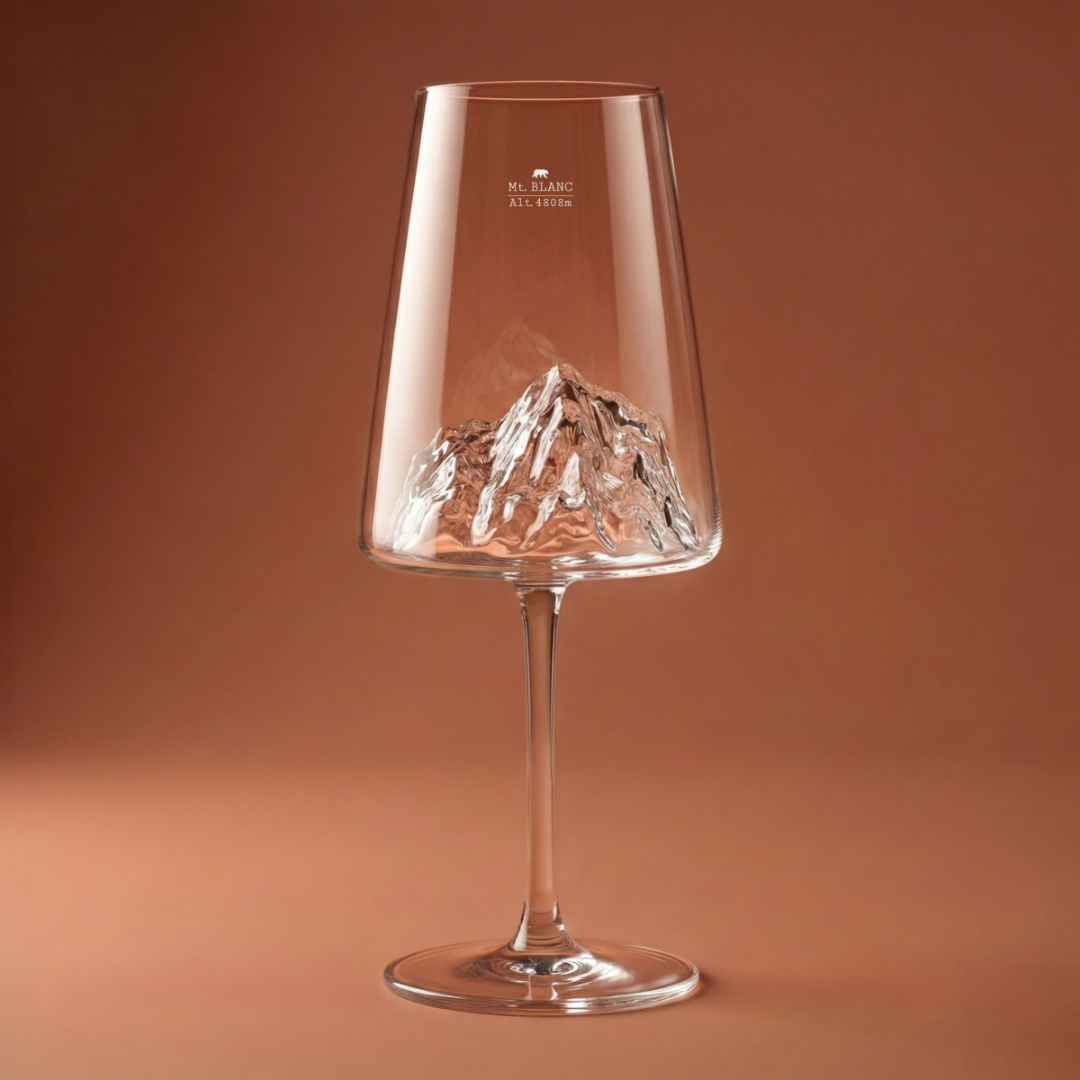 Bicchiere Vino TOPOGRAPHIC . Alaskan Maker