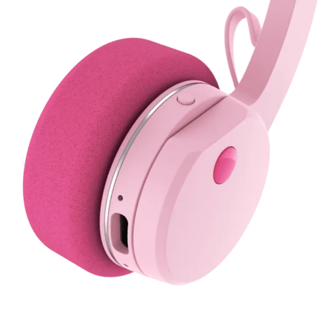 Cuffie bluetooth retrò MONDO Freestyle - Rosa
