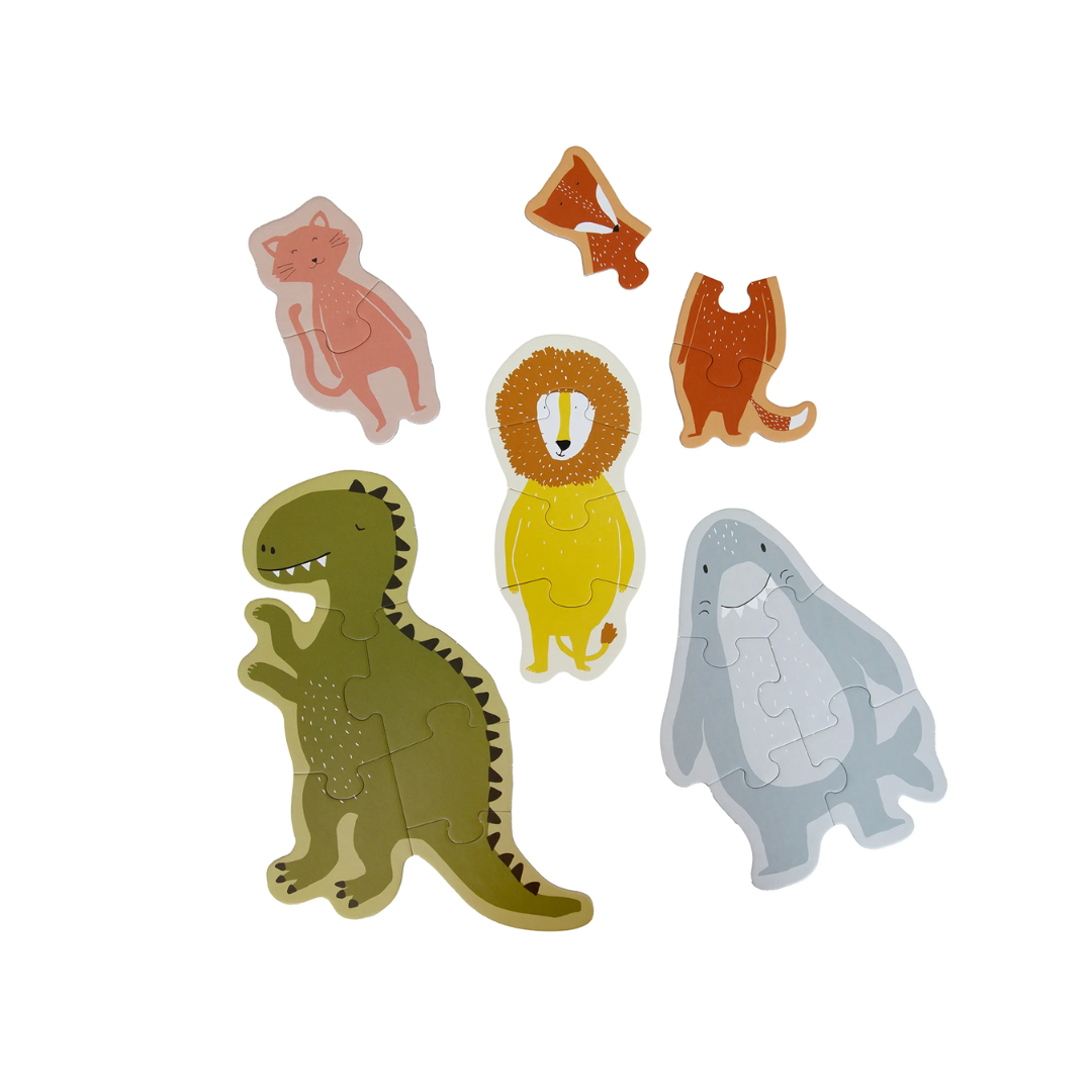 5 Puzzle Trixie - Grandi e Piccoli Animali