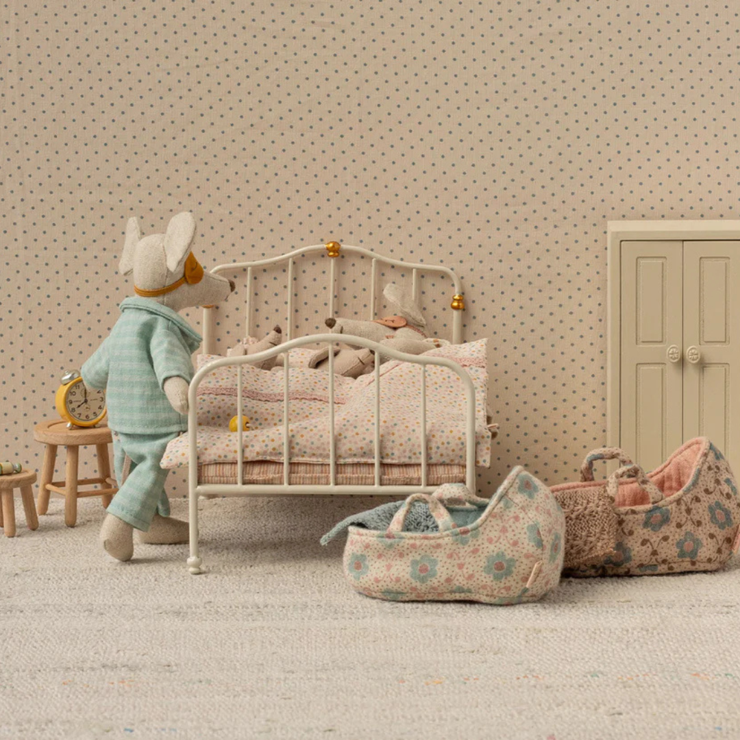 Letto Vintage Topo Maileg col. Panna