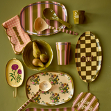 Tazza Alta - Stripe Delight Print - Rice