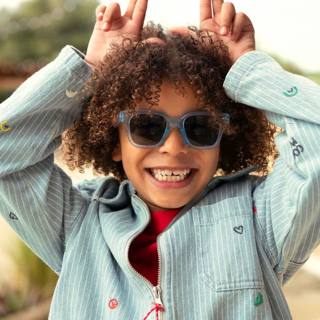 Occhiali da Sole Izipizi Junior 7-11 Anni - #Road - Turquoise Stone