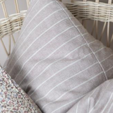 Federa IB Laursen malva w/thin beige stripes 70x50