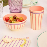 Tazza Alta - Crema - Stripey Love Print - Rice