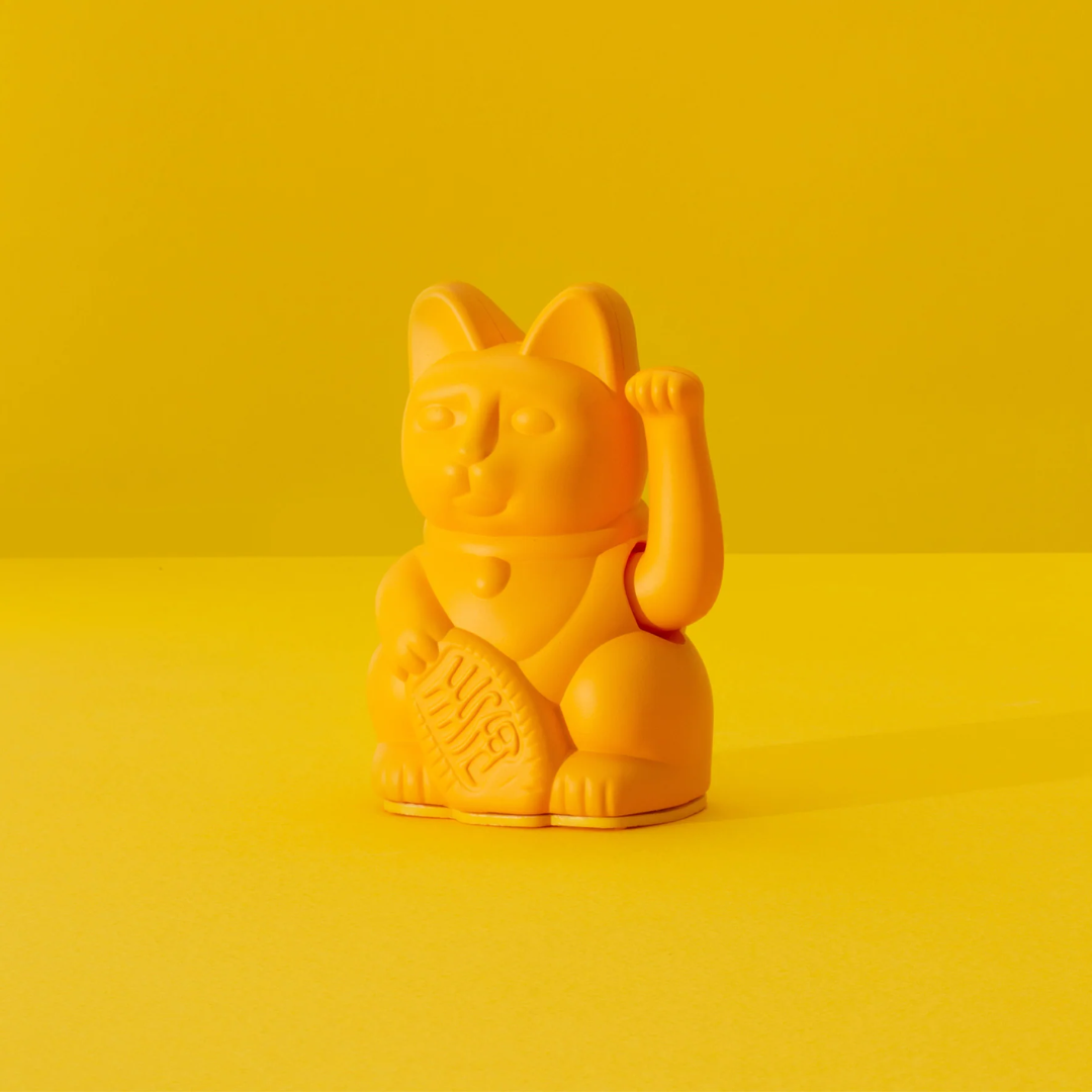 Mini Lucky Cat MYNEKO . Felicità . Deep Yellow - Donkey