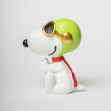 Statua Peanut Aviator Blogo Design 12cm - Bianco