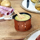 Raclette al lume di candela per 2 terracotta - Cookut