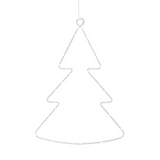 Albero Natale apprendibile Sirius - Bianca 40 Led 30 Cm.