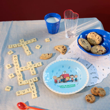 Piatto da Frutta Rotondo Blu Tenue Snoopy - Rice
