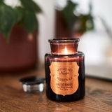 Candela in Barattolo di vetro Paddywax - Apothecary Noir - Ambra Baltica