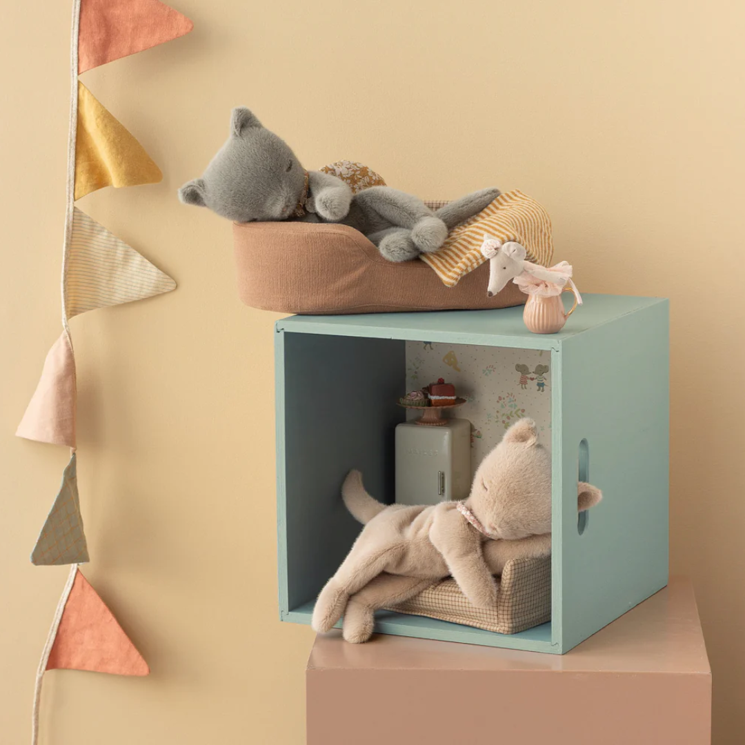 Gattino Peluche Dormiente Piccolo Maileg Pesca