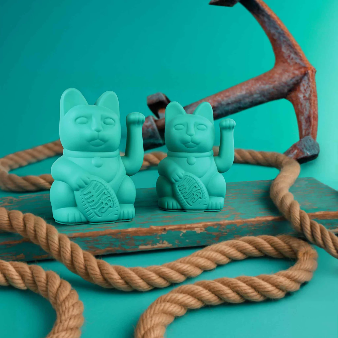 Lucky Cat MYNEKO . Amicizia . Turchese - Donkey
