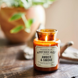 Candela in Barattolo di vetro Paddywax - Apothecary Ambra e Fumo