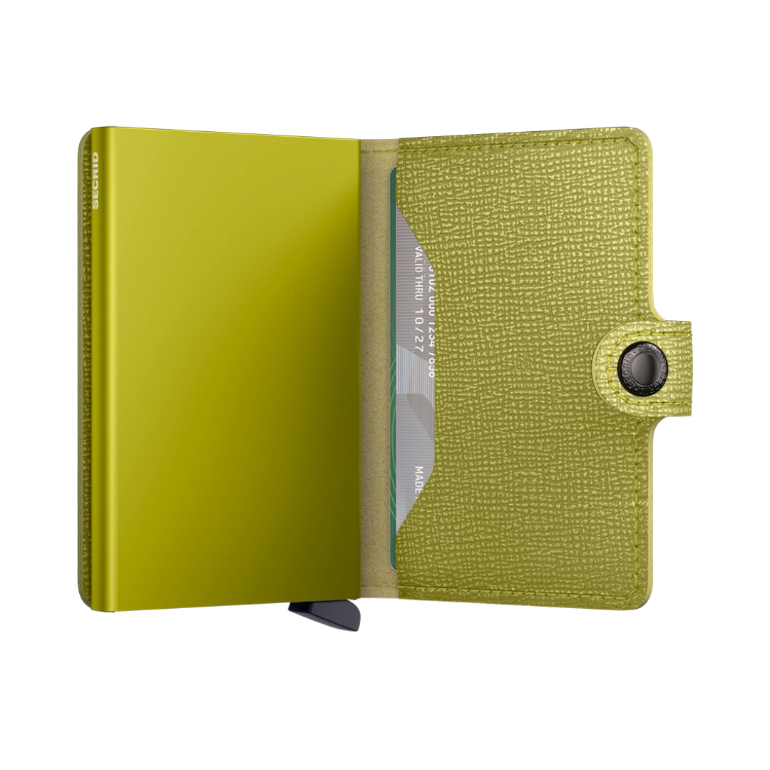 Miniwallet Secrid Crisple Lime