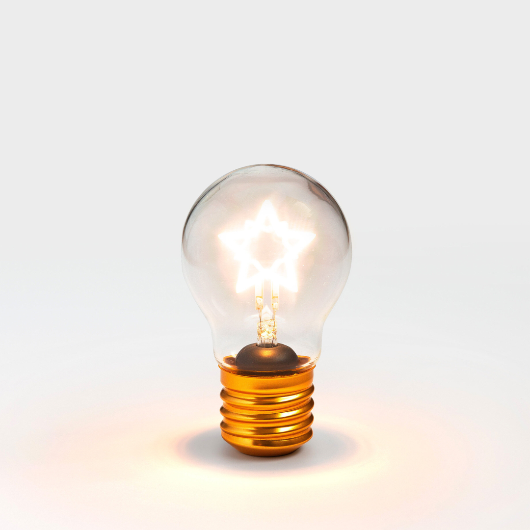 Lampadina a forma di Stella senza fili - Suck UK