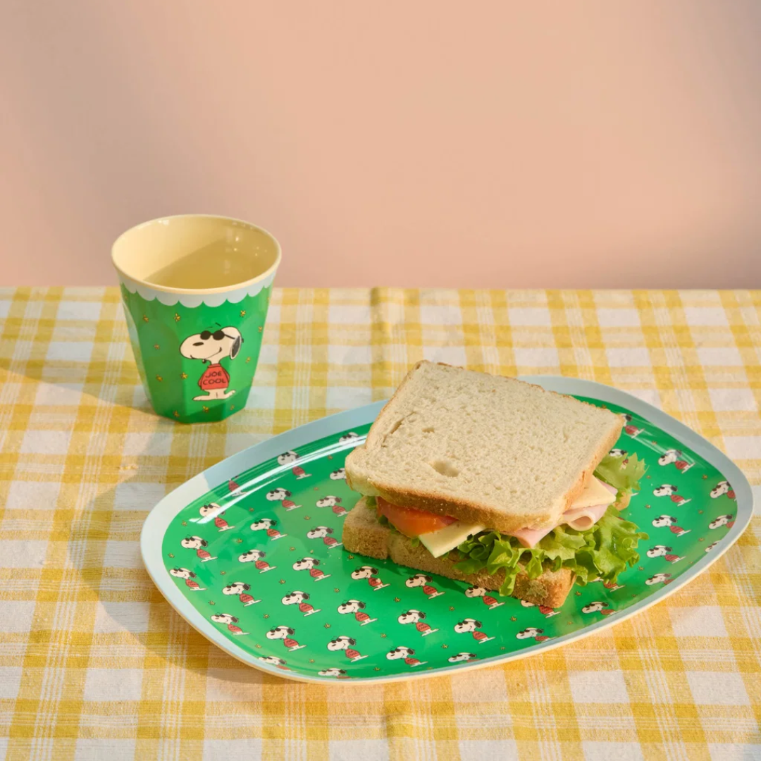 Tazza Media Verde Snoopy - Rice