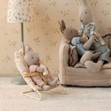 Bunny Maileg Micro - Marrone - Abito in maglia rosa