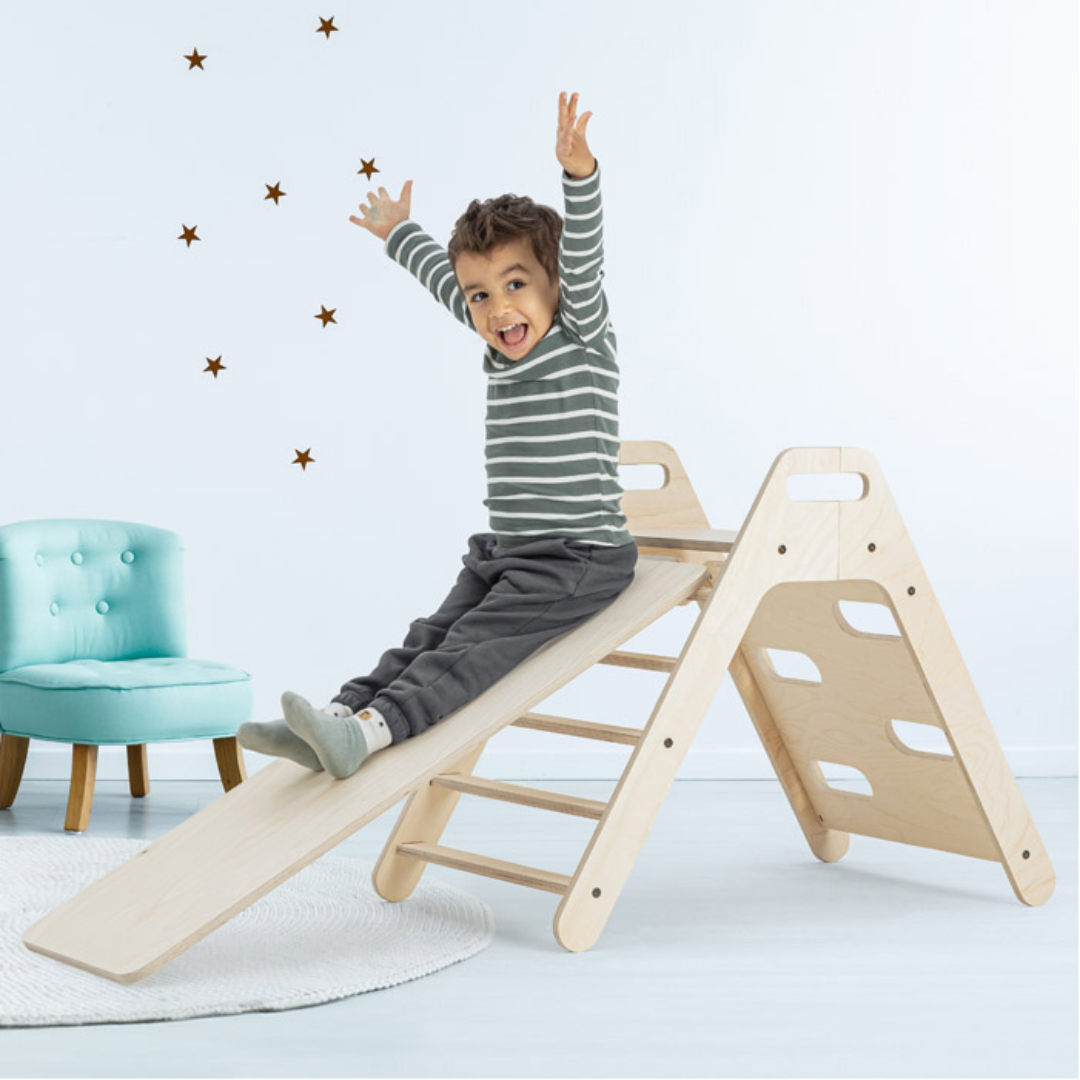 Triangolo Pikler scivolo Slide&Climb - Mamatoyz