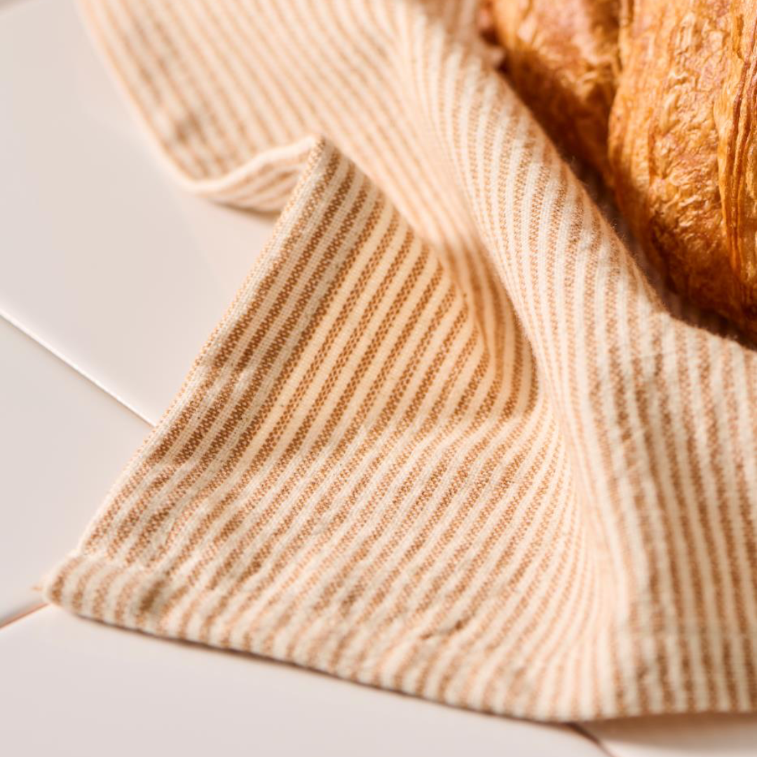 Asciugapiatti Matilde a righe marroni IB Laursen