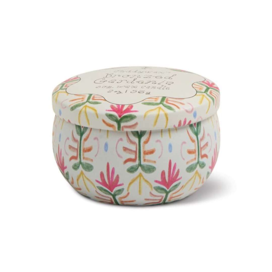 Candela in latta Paddywax Tulip 56g 'Bronzed Gardenia' - Paddywax