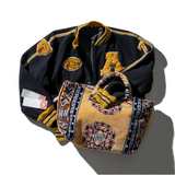 Borsa in tessuto tappeti Giallo - Puebco