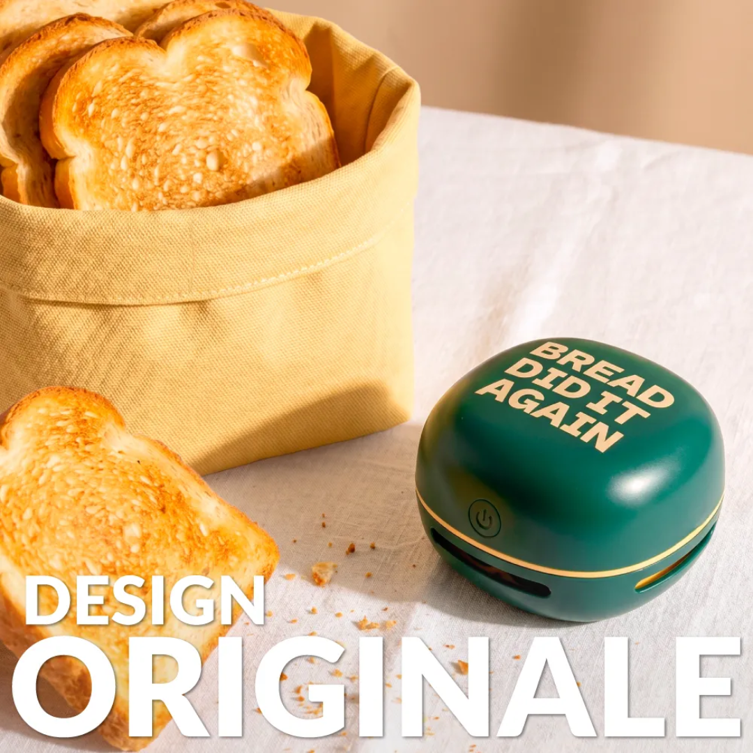 Mini aspirapolvere “Bread did it again” . Fisura