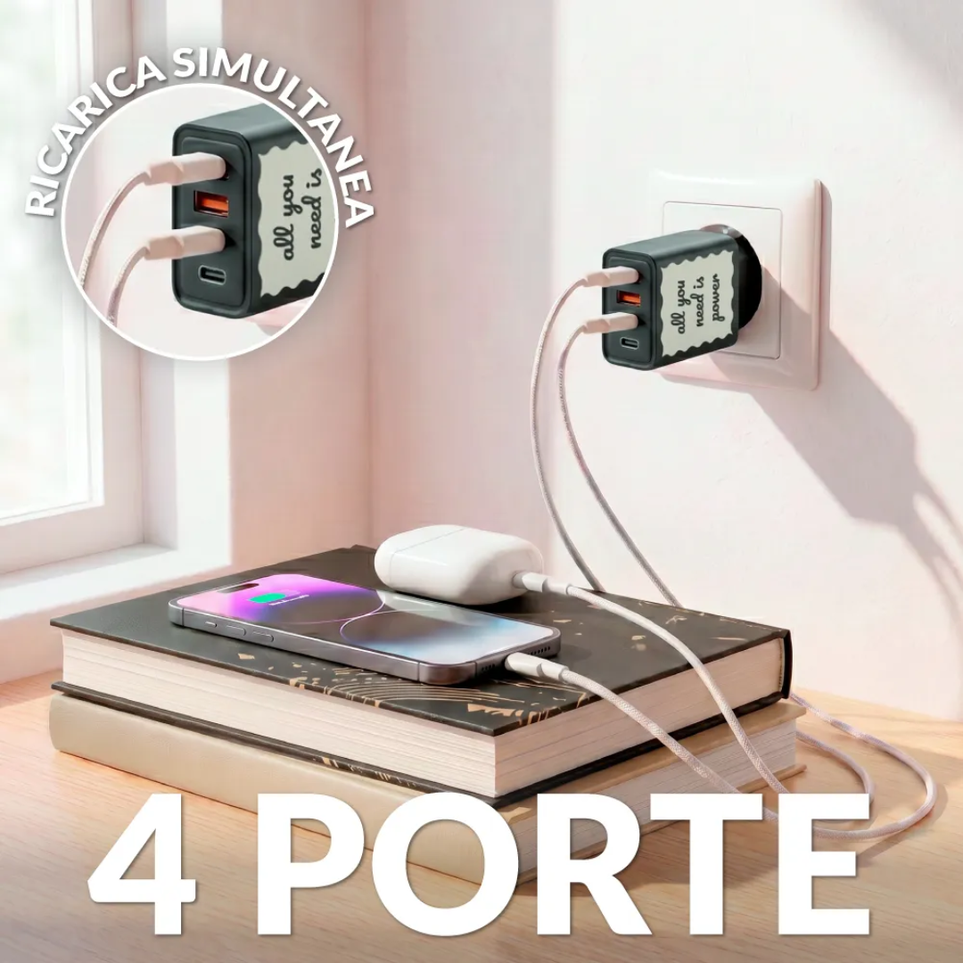 Caricatore 4 porte "All you need is power" . Fisura