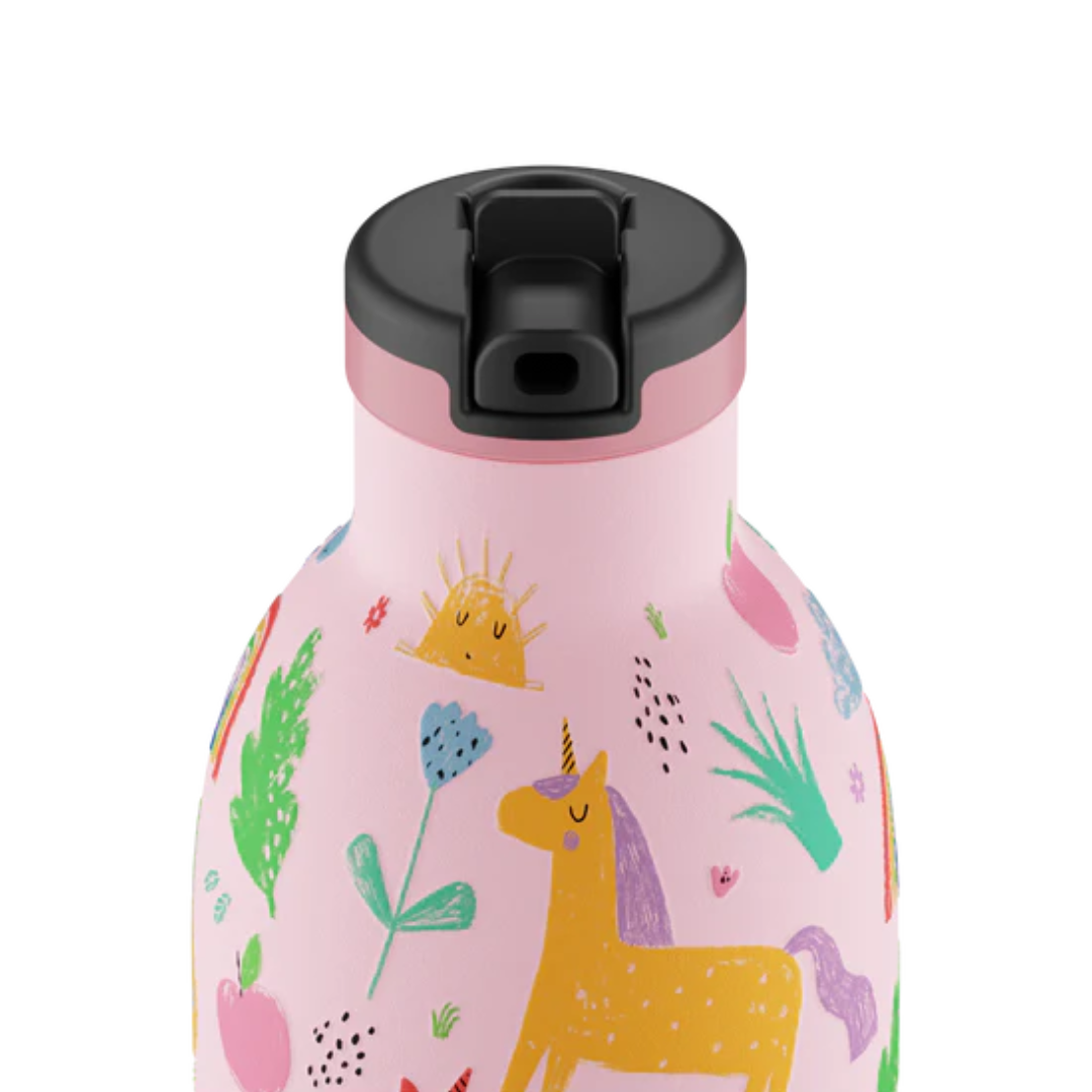 Borraccia termica 24Bottles Clima - kids Magic Friends 330ml cannuccia