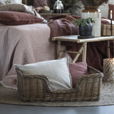 Fodera cuscino nebbia in velluto 52x52 cm IB Laursen