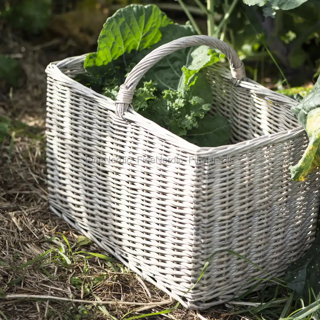 Cesta IB Laursen Quadrata con Manico