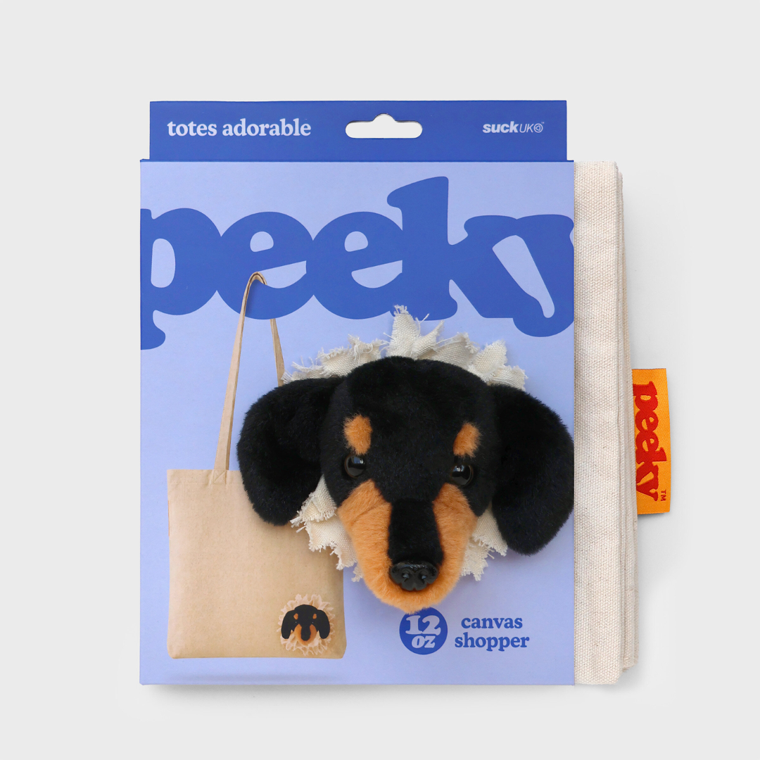 Borsa Tote con testa di Cane - Suck UK