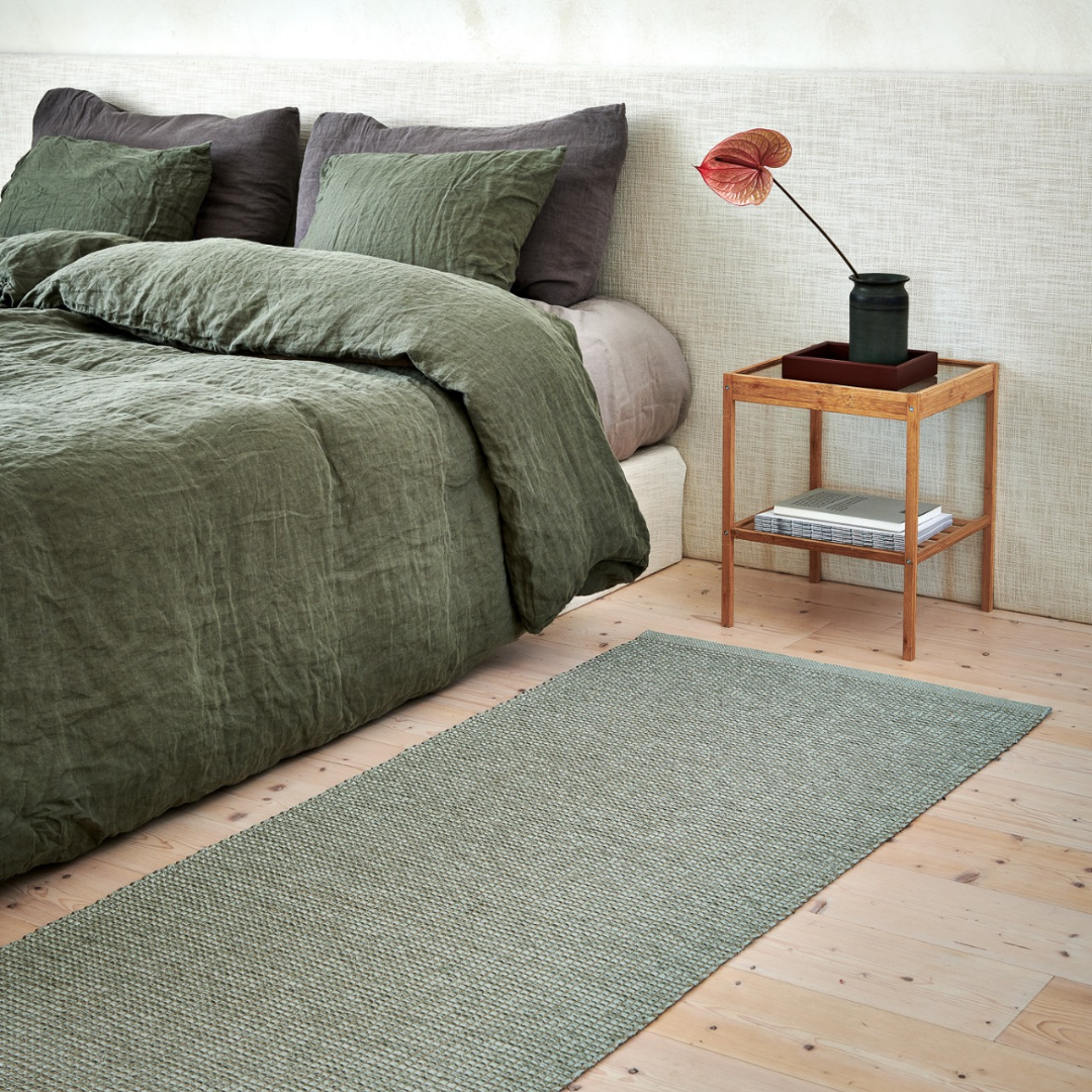 Tappeto Pappelina - EMM 70x240 - Sage/Linen Met. - Linen Wrap