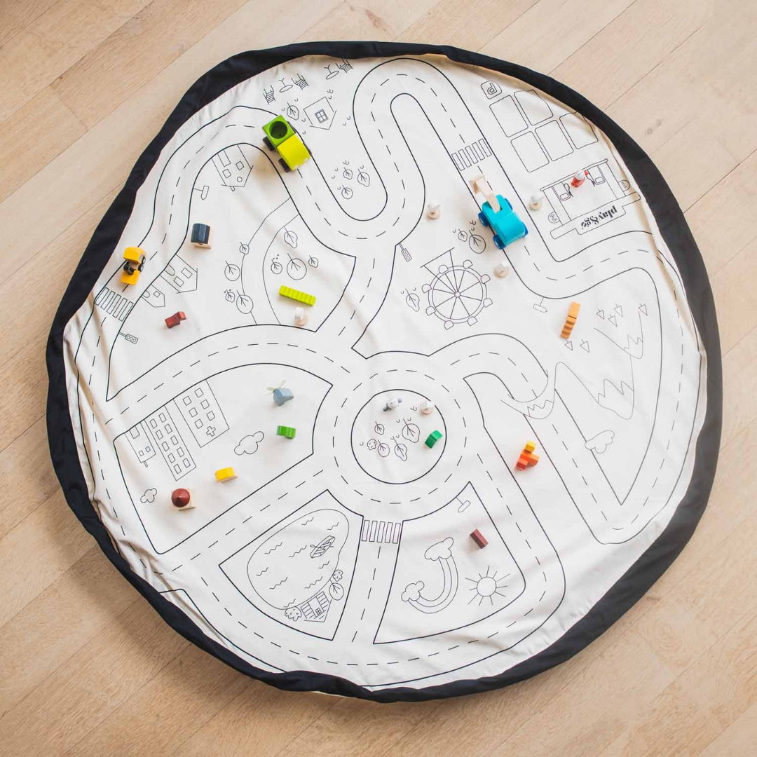 Tappeto e contenitore giochi - Playville - Play&Go
