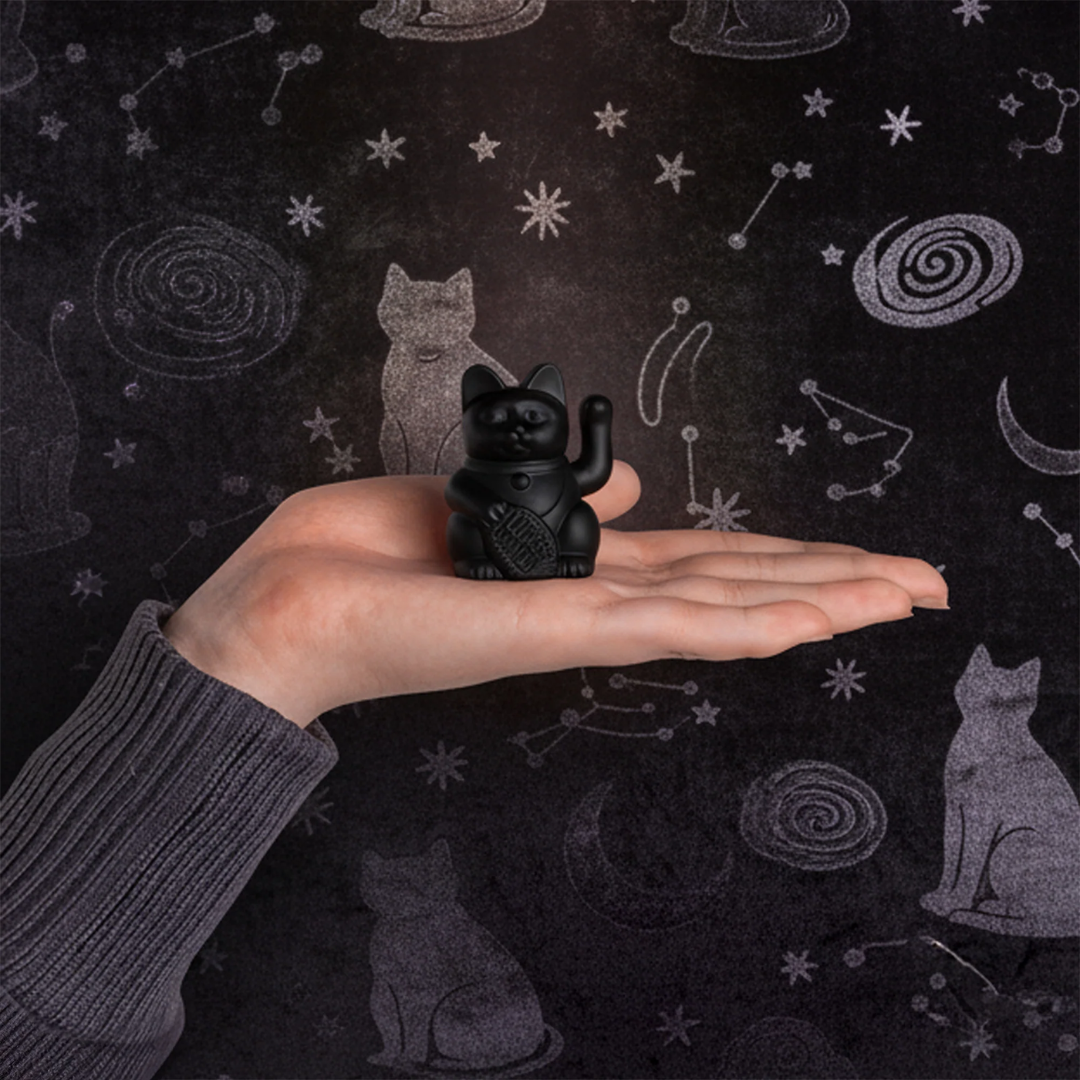 Lucky Cat Solar MYNEKO . Eleganza . Nero - Donkey