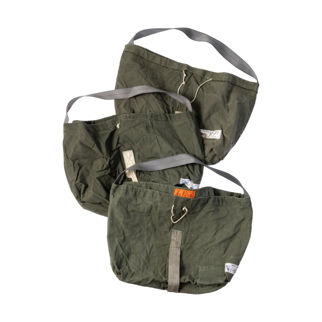 BORSA A SPALLA IN MATERIALE VINTAGE - Puebco