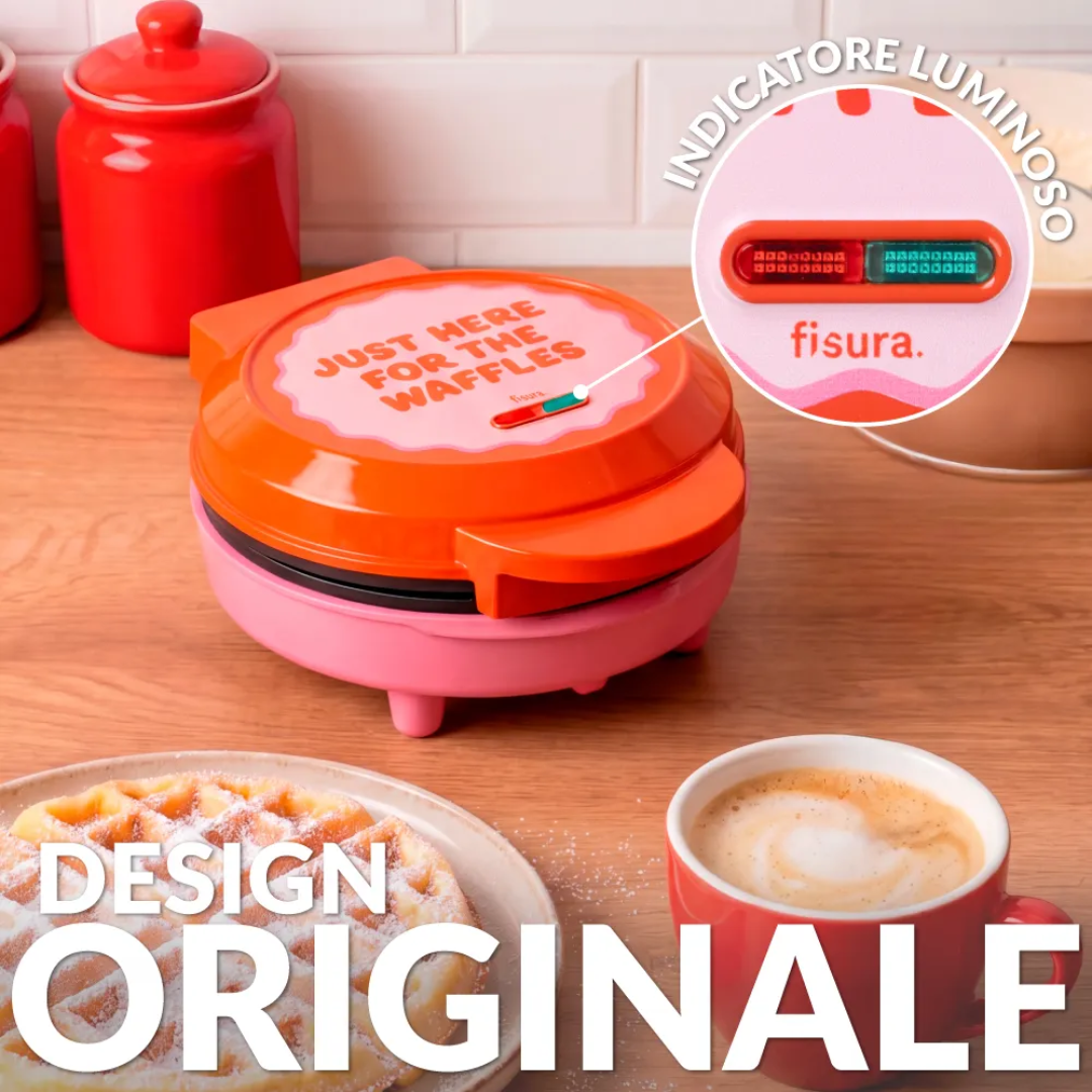 Macchina per waffle "Just here for the waffles" . Fisura
