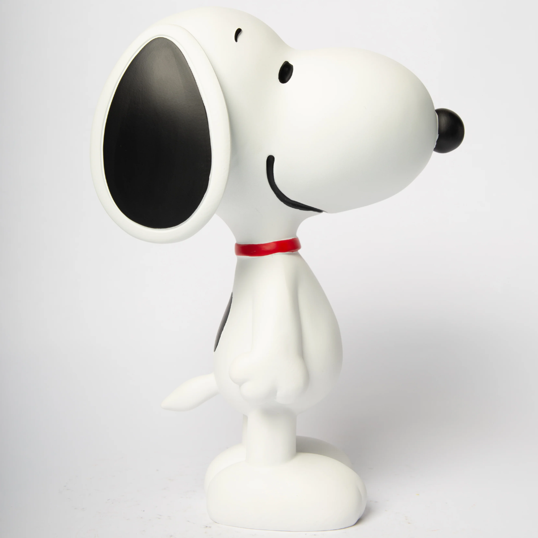 Statua Peanut Standing 25 cm. Blogo Design - Bianco