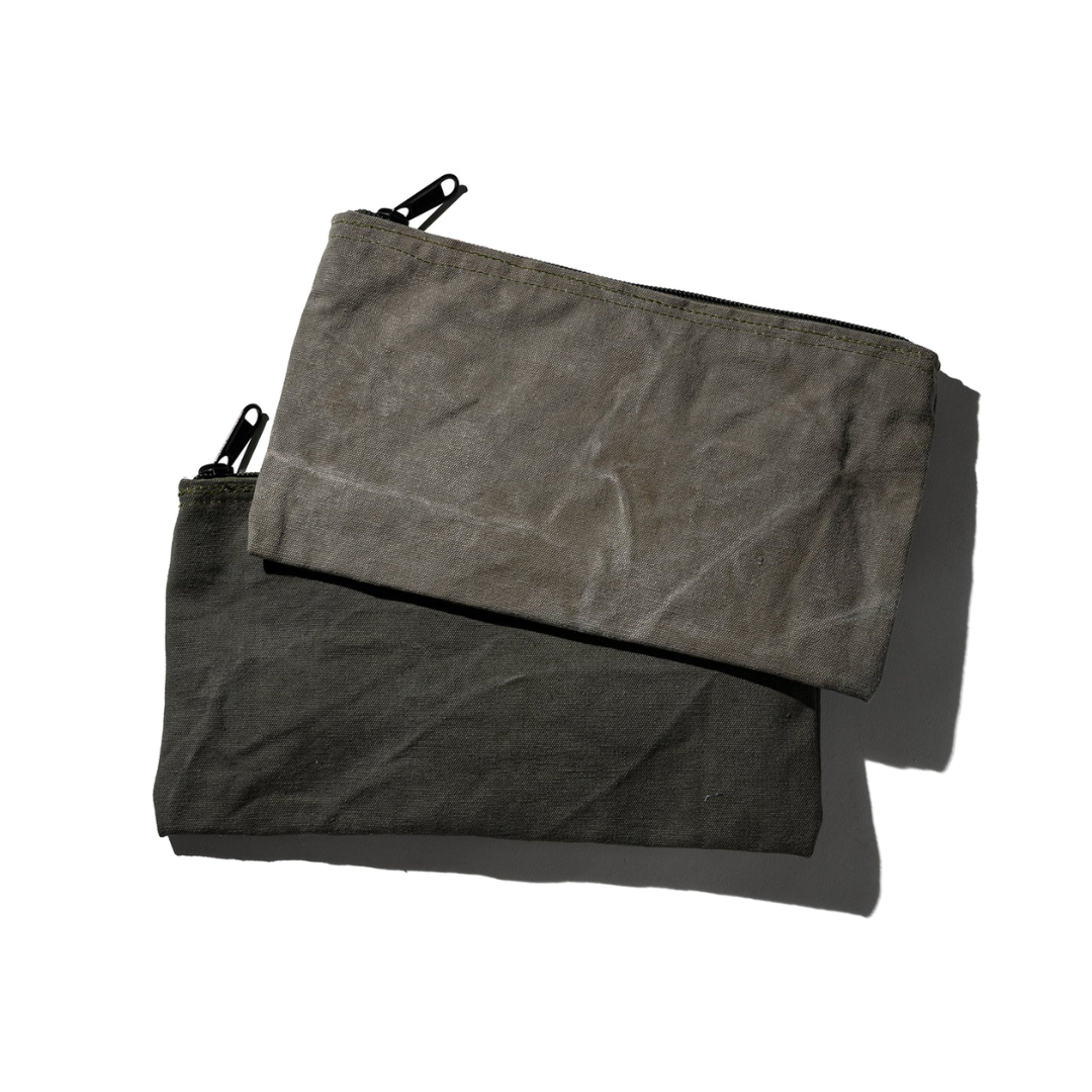 VINTAGE TENT FABRIC POUCH - Puebco