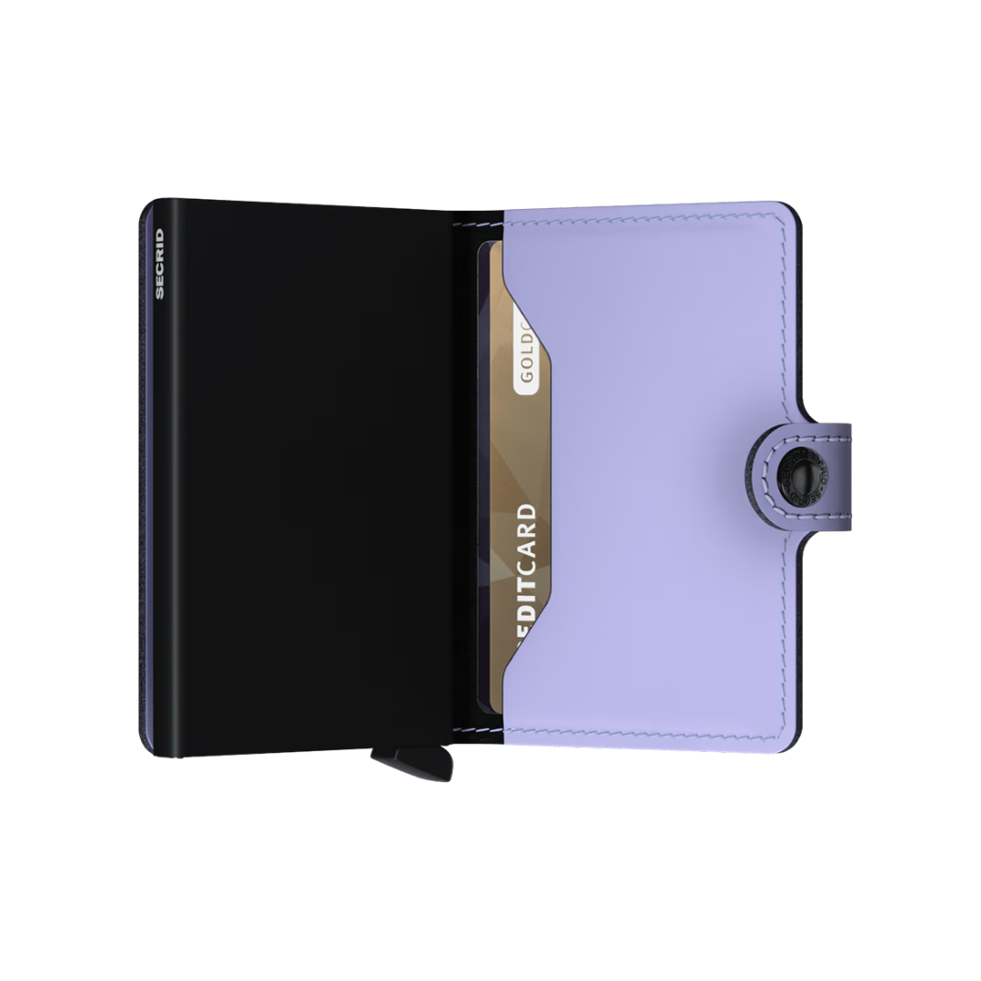 Miniwallet Secrid Matte Lilac-Black