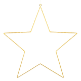 Stella apprendibile Liva Star 70 cm, 80 LED, Oro . Sirius