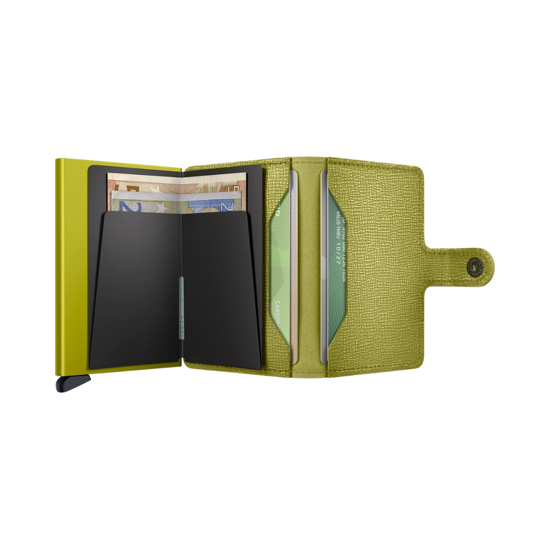 Miniwallet Secrid Crisple Lime