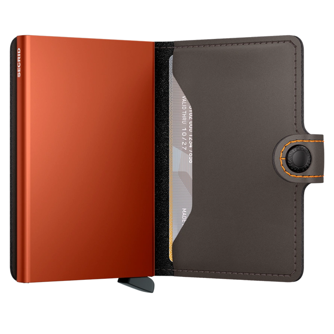 Miniwallet Secrid Matte Truffle Orange