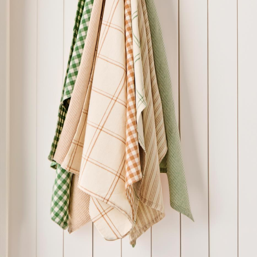 Asciugapiatti Matilde a righe marroni IB Laursen