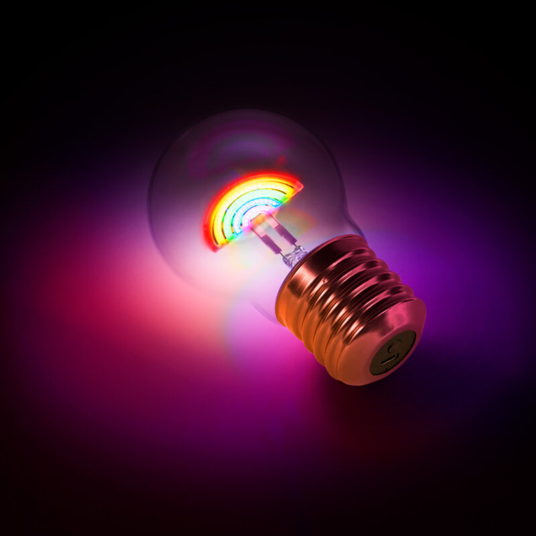 Lampadina a forma di Arcobaleno senza fili - Suck UK
