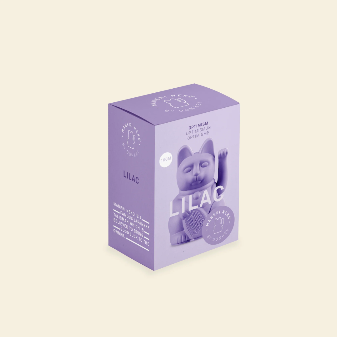 Mini Lucky Cat MYNEKO . Ottimismo . Lilac - Donkey